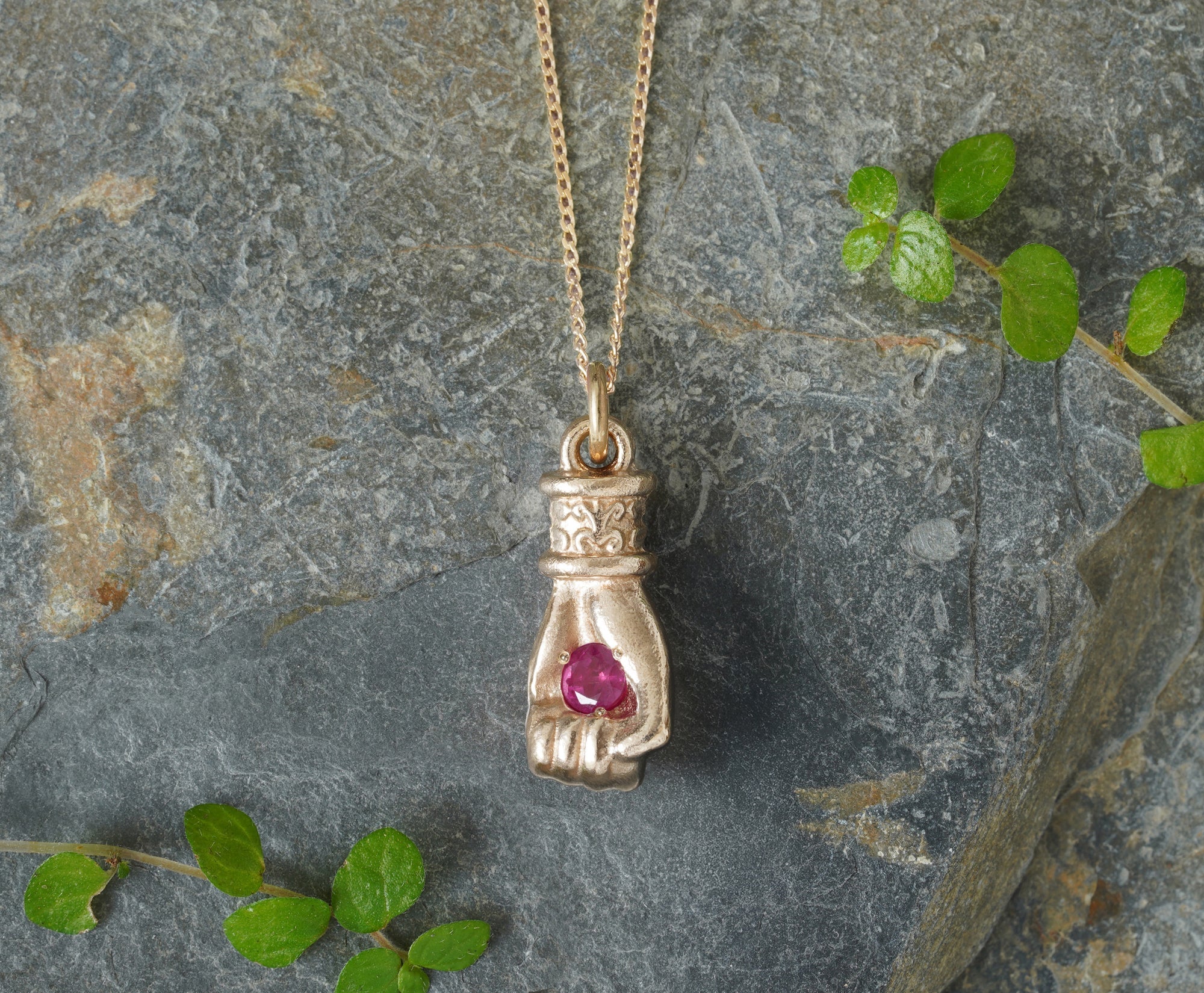 Necklace with Gemstones
 – Huiyi Tan