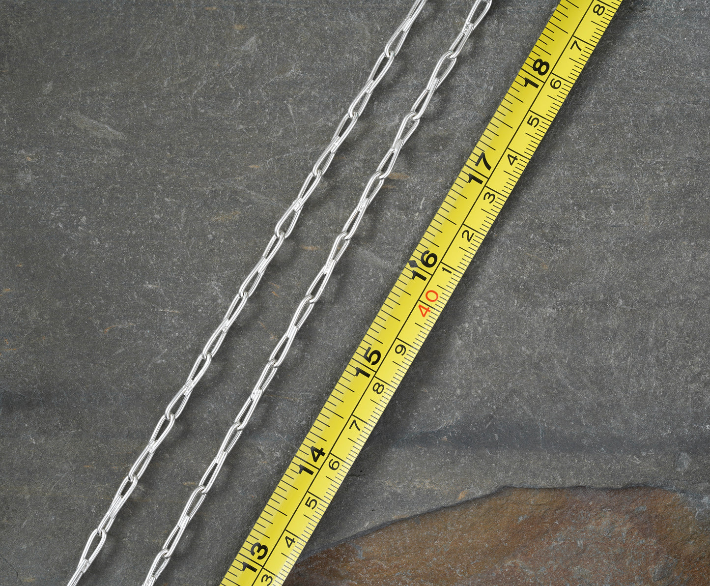 4mm Barleycorn Chain Necklace in Sterling Silver