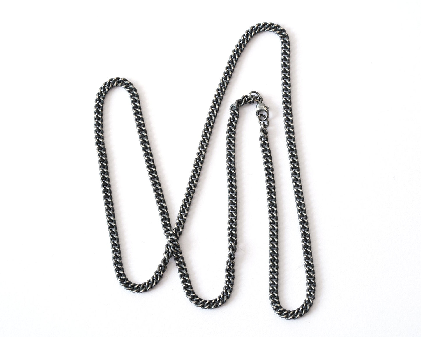 Special Order for Martina, Oxidised Silver Curb Chain