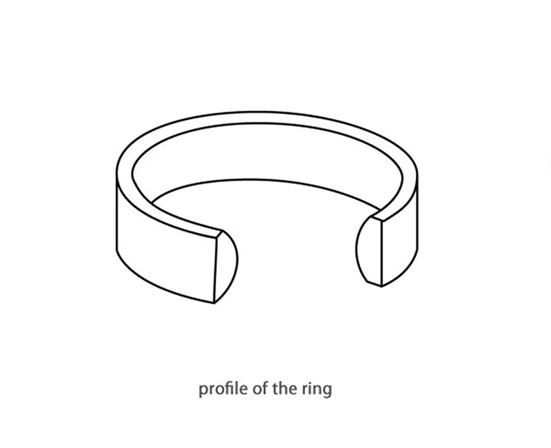 Special Order Wedding Band in US size 4.25