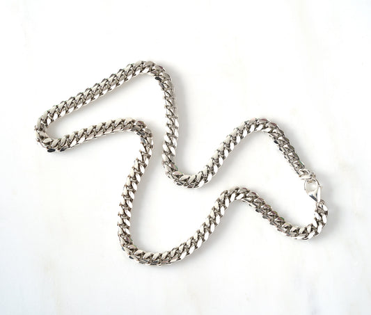 Rounded Curb Chain Necklace for Men