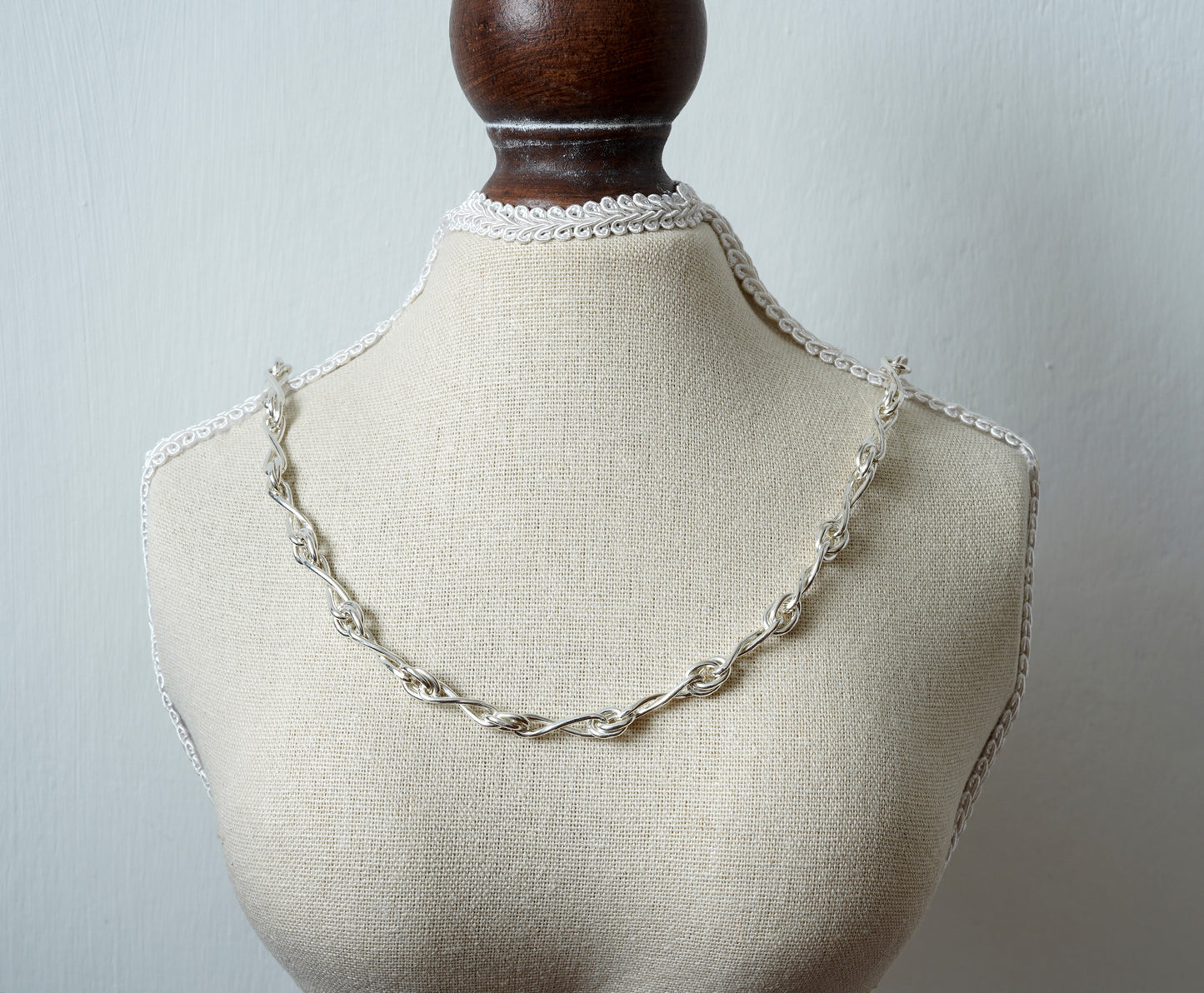 Infinity Chain Necklace in Sterling Silver