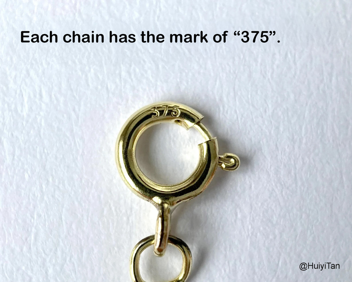 Rope Chain Necklace in 9k Yellow Gold, Prince of Wales Chain Necklace