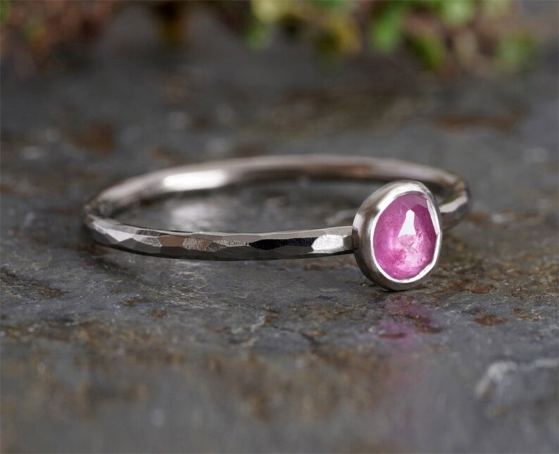 Sweet Tourmaline Ring in Sterling Silver
