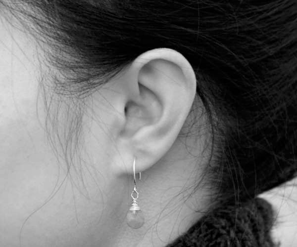 Yellow Sapphire Dangle Earrings, September Birthstone Earrings