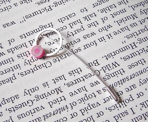 Colour Pencil Pin Brooch, Dandelion Pencil Brooch