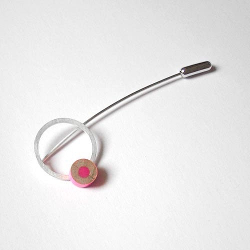 Colour Pencil Pin Brooch, Dandelion Pencil Brooch