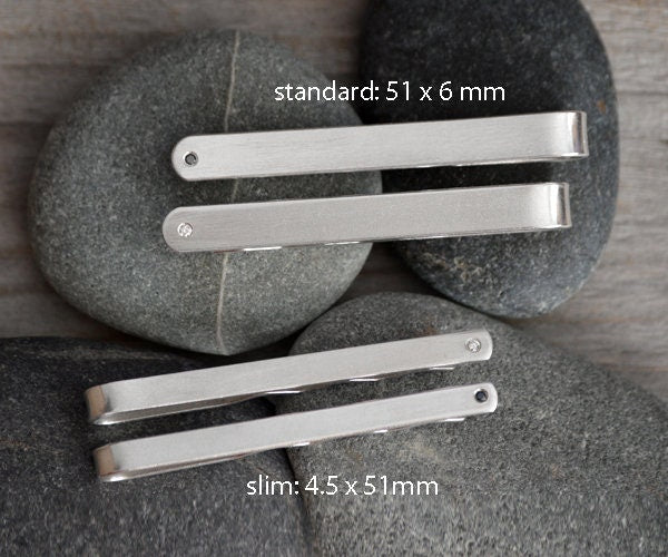 Diamond Tie Slide, Diamond Tie Clip, Diamond Jewelry for Him