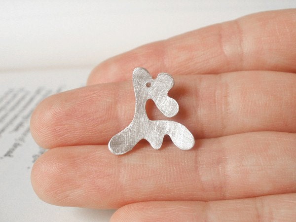 Deer Necklace in Sterling Silver, Silver Animal Necklace