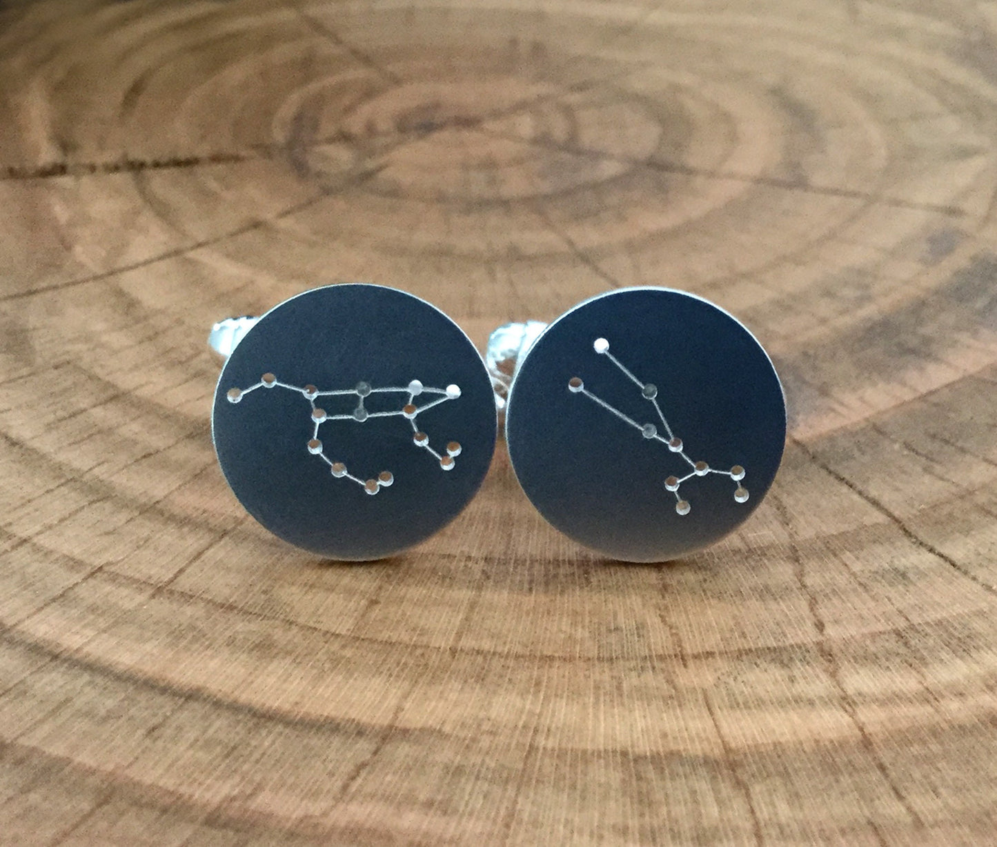 Constellation Cufflinks, Asterism Cufflinks in Sterling Silver