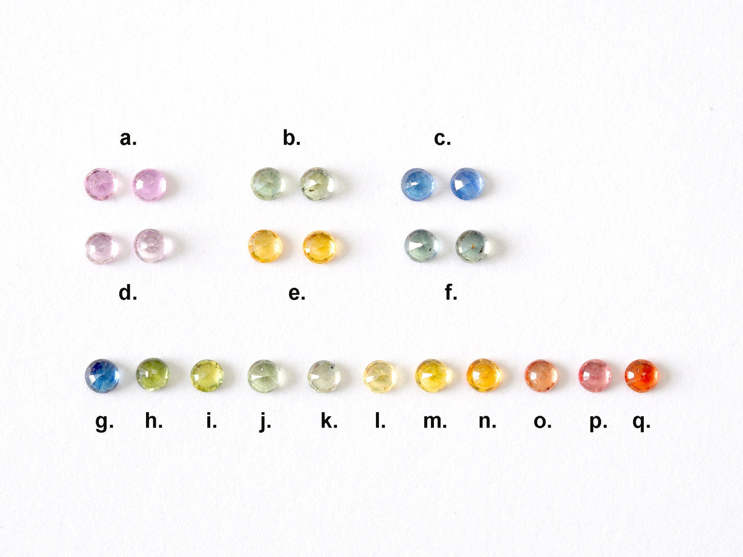 Daisy Sapphire Stud Earring, Small Sapphire Ear Post