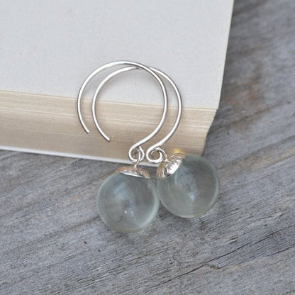 Glass Ball Dangle Earrings