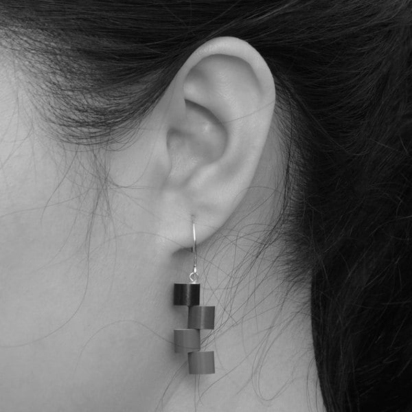 Colour Pencil Earrings, Green Pencil Earring