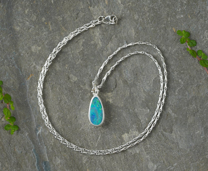 2ct Australian Opal Doublet Necklace