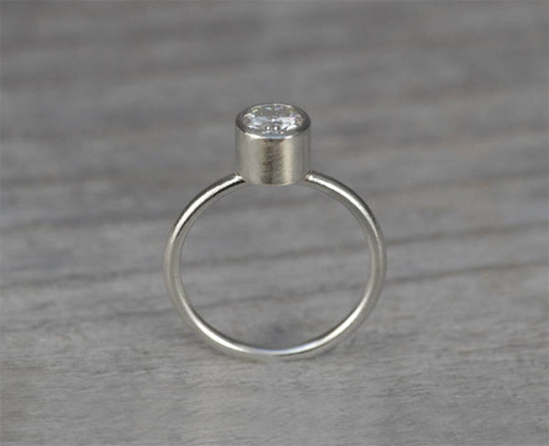 5mm Topaz Ring in Sterling Silver