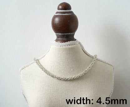 Chunky Byzantine Chain Necklace in Solid Sterling Silver 20 Inches Long