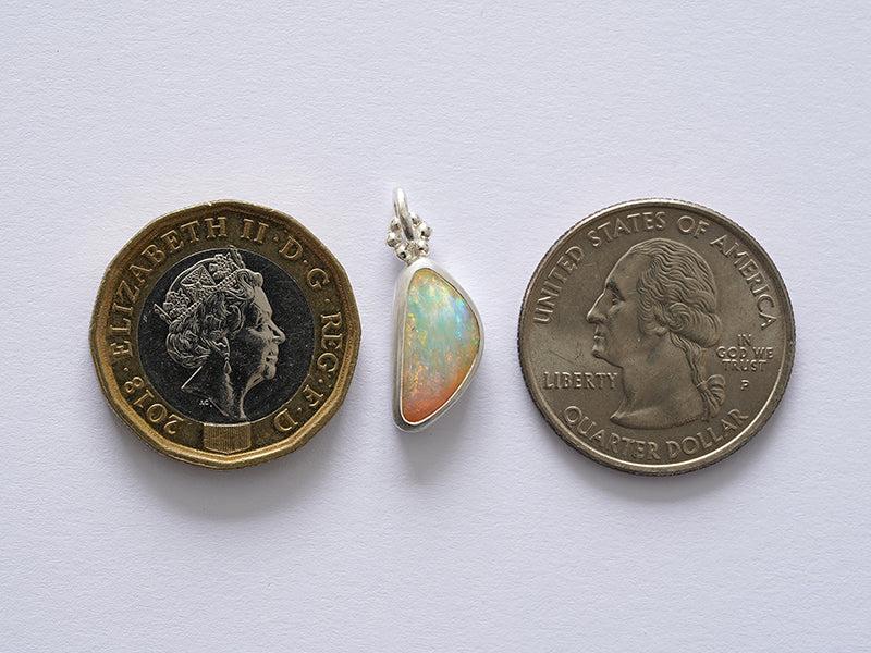 1.9ct Australian Solid Opal Pendant