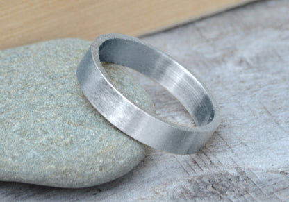 4mm Wedding Band, Traditional Wedding Ring