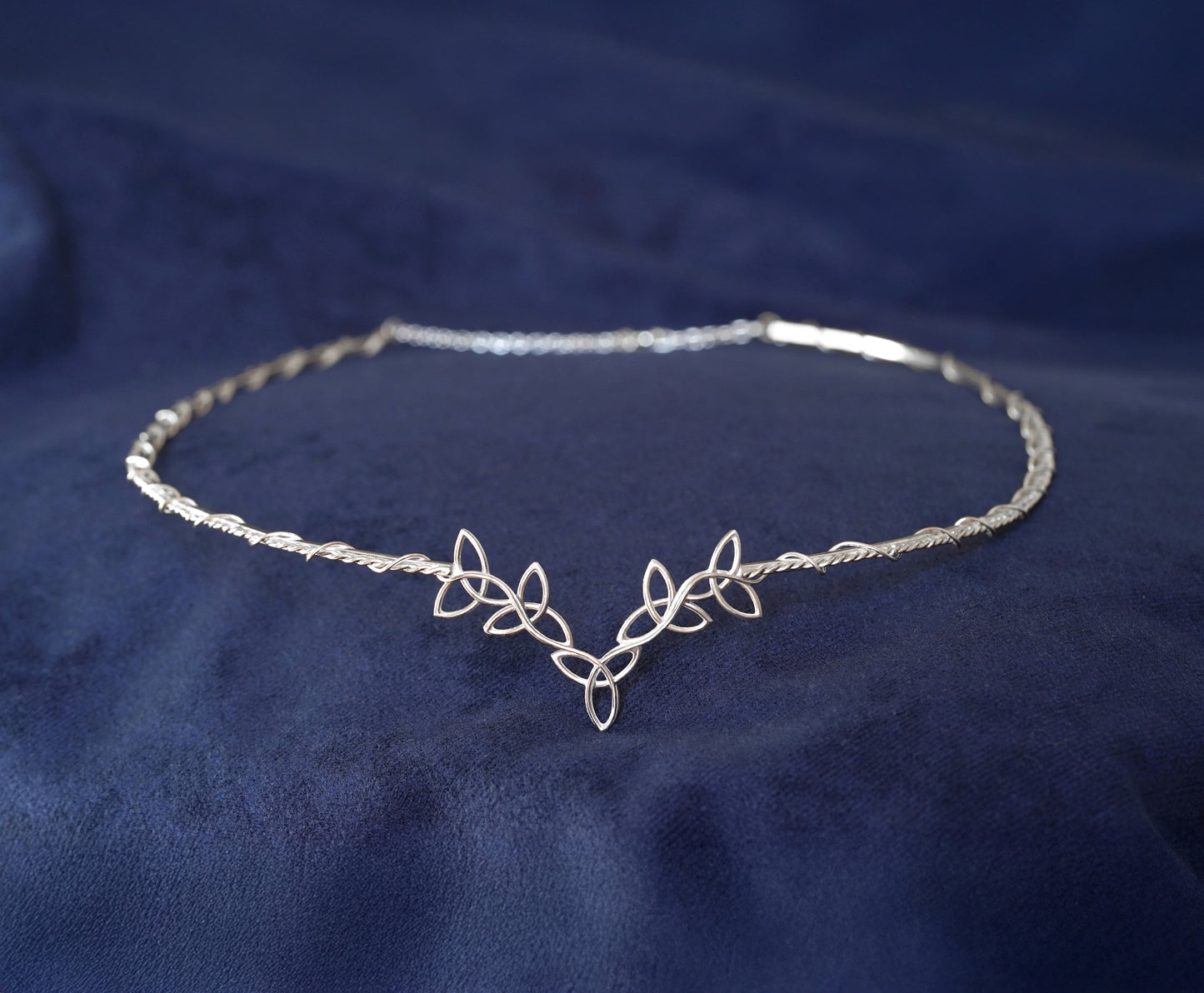 Handmade Wedding Tiara in Solid Sterling Silver