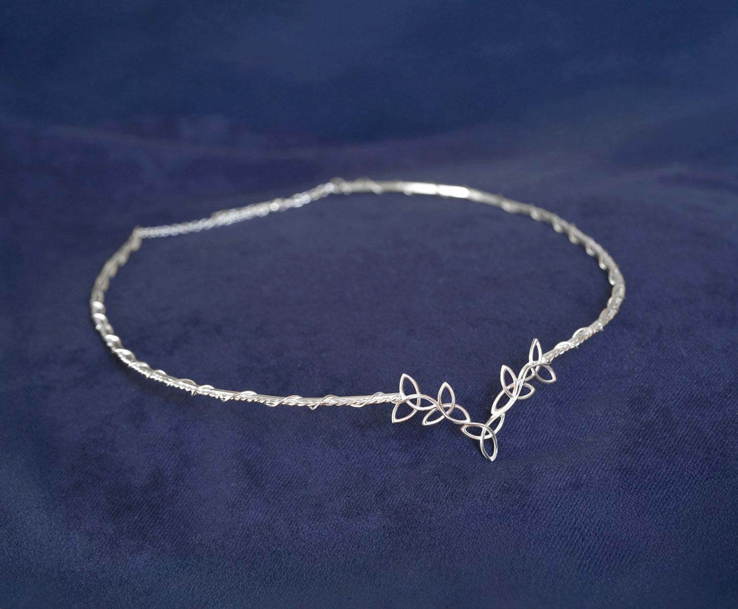 Handmade Wedding Tiara in Solid Sterling Silver