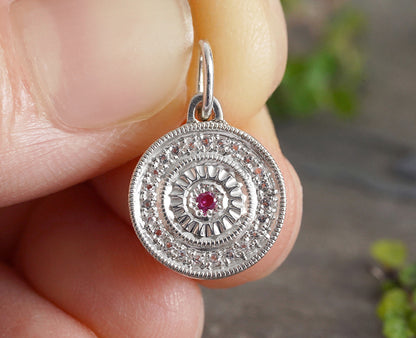 Eternity Ruby Pendant