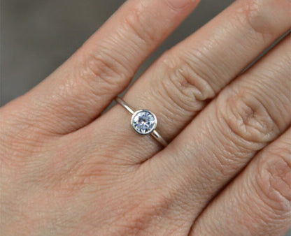 Moissanite Engagement Ring