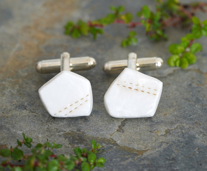 Handmade Porcelain Cufflinks