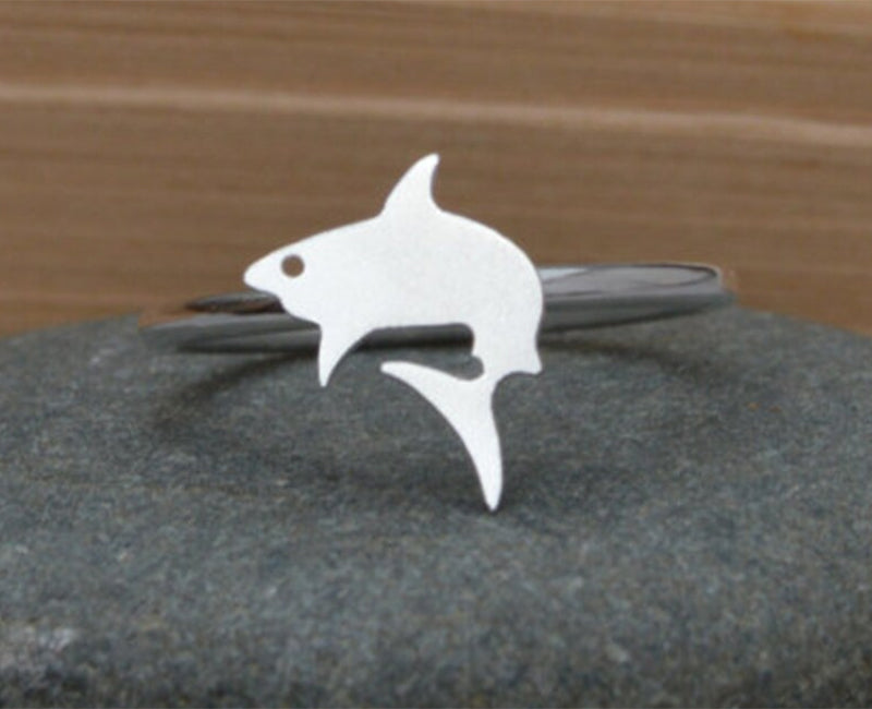 Shark Ring in Sterling Silver