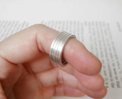 Stacking Ring in Sterling Silver, Solid Silver Rings