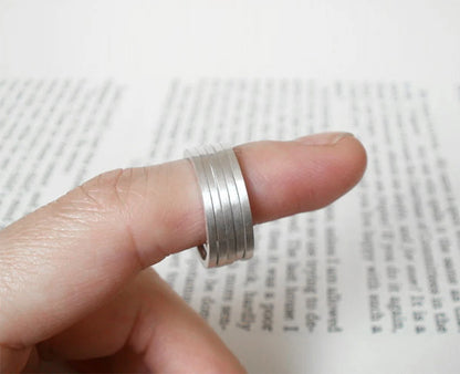 Stacking Ring in Sterling Silver, Solid Silver Rings