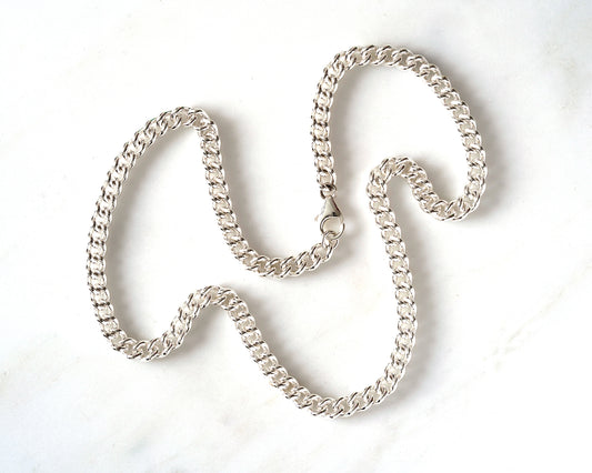 20" Heavy Curb Chain Necklace for Men