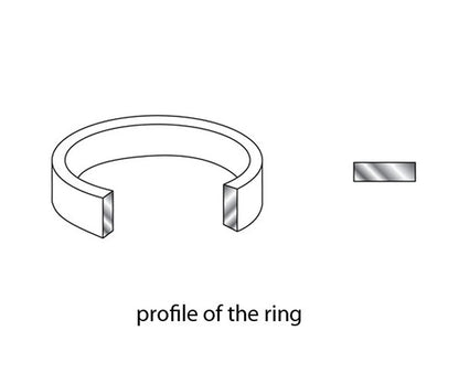 Unisex Wedding Band, 5mm Wide Wedding Ring, Satin Finish