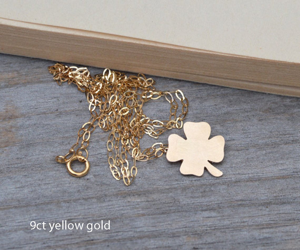 Lucky Shamrock Necklace, Lucky Clover Necklace