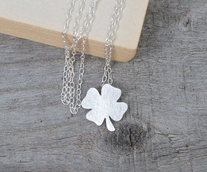 Lucky Shamrock Necklace, Lucky Clover Necklace