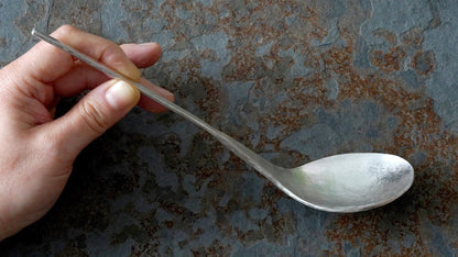 Hallmarked 925 Silver Spoon, Spoon in Solid Sterling Silver, Handmade Silver Spoon, 76g Silver Spoon